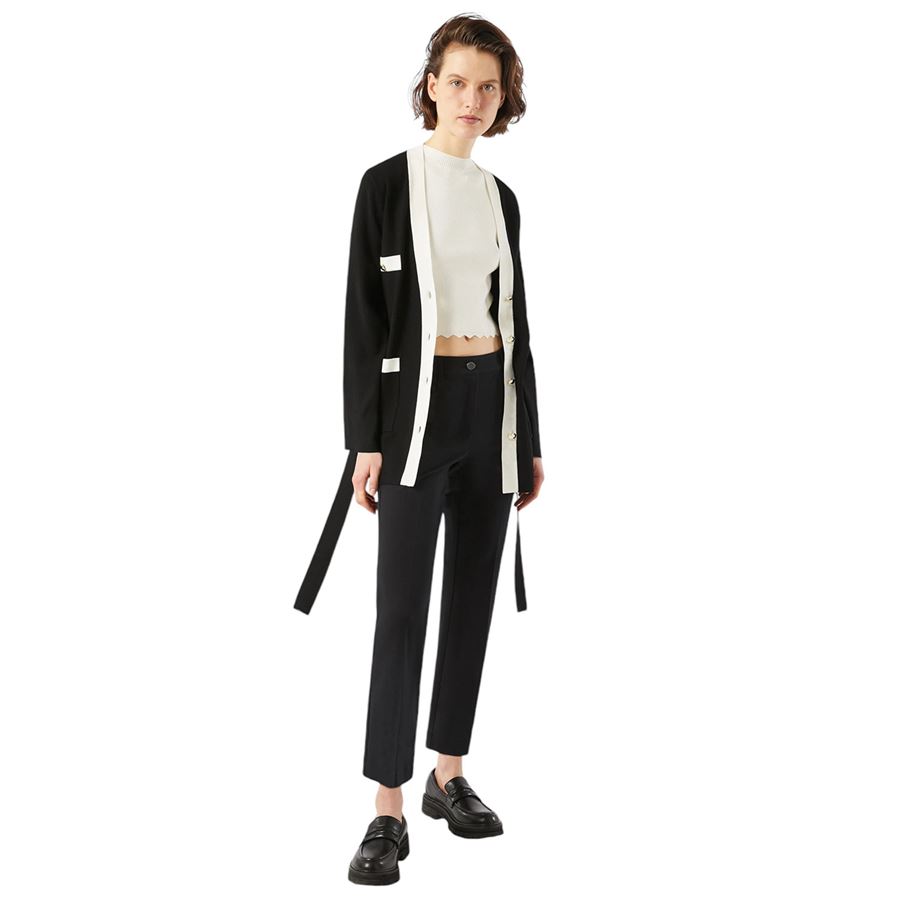 Rovigo Cardigan con bordi a contrasto Penny Black | 2421346113200007
